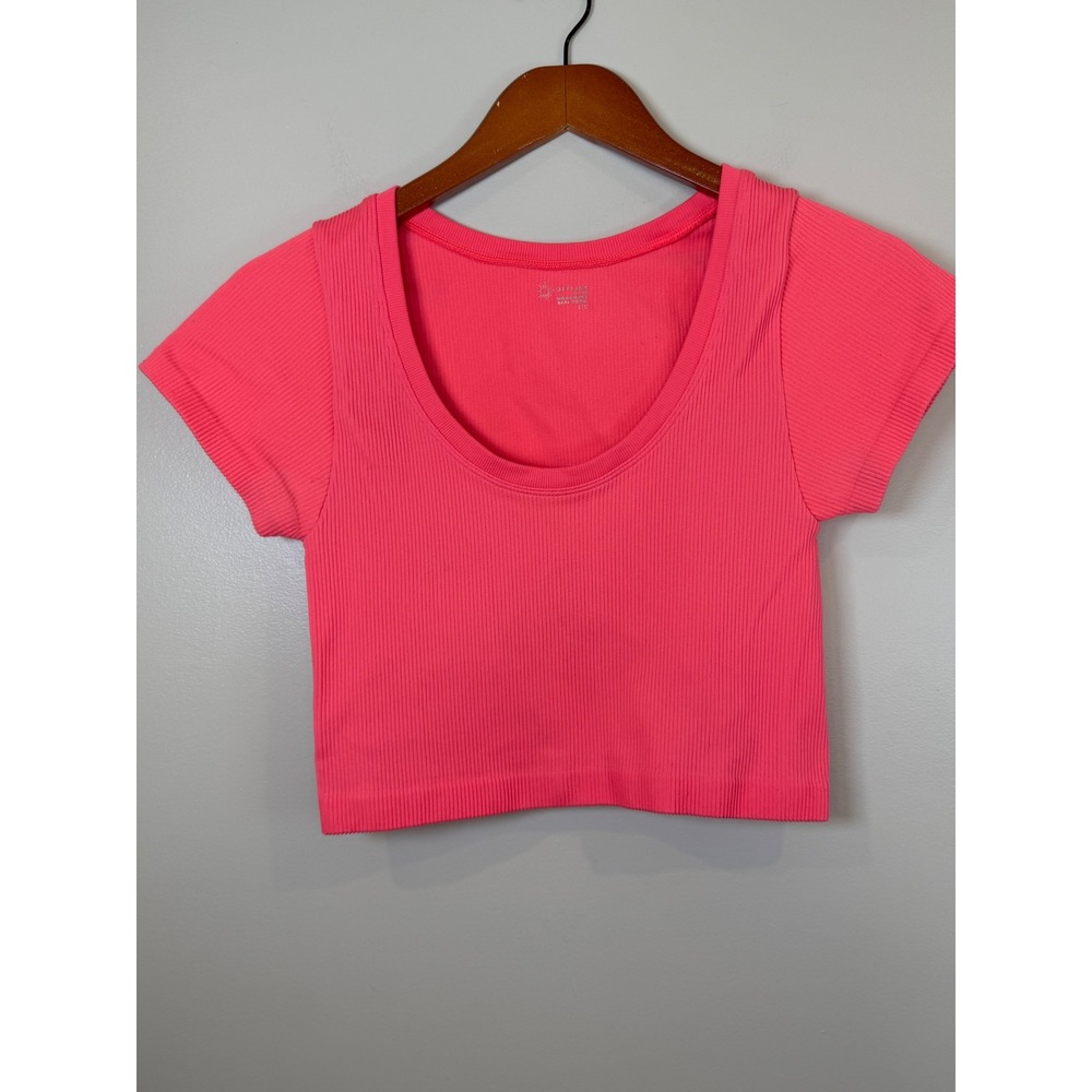 Aerie Offline Women's Crop Top Y2K Large‎ Athleisure Sporty Minimalist Ribbed